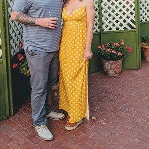 Yellow Polka Dot Maxi